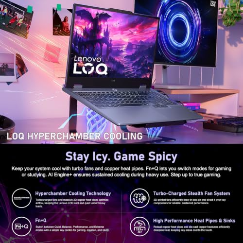 Image of Lenovo Legion LOQ RTX 5060 Intel Core i7-13650HX 16GB 1TB Gaming Laptop