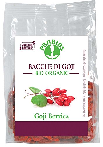 Probios Baies de goji bio – Fruits secs naturels – Idéales pour les en-cas, les smoothies et les recettes crues – 150 g