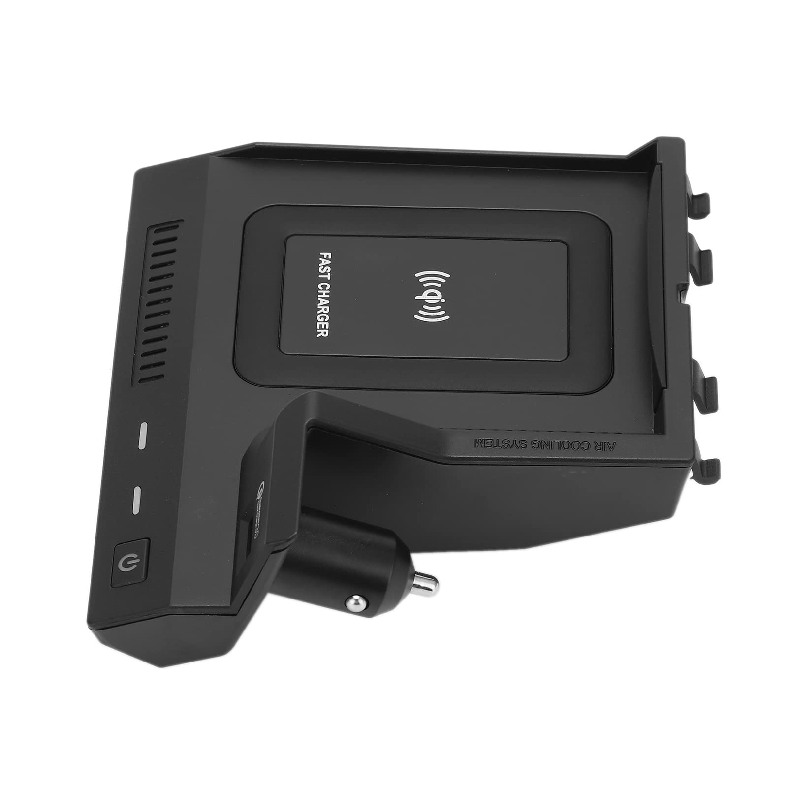 Akozon Samochód dla Klasy C 2015 2020 i Glc 2015 2020, Uchwyt na Telefon do Szybkiego ładowania 15 W z Portem USB Qc3.0, Nieniszcząca Instalacja i Ochrona Przed Przeładowaniem