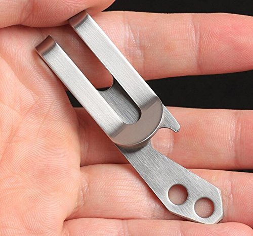 SHANF - Juego de abrebotellas de Acero Inoxidable con Broche para Llavero, Multiusos