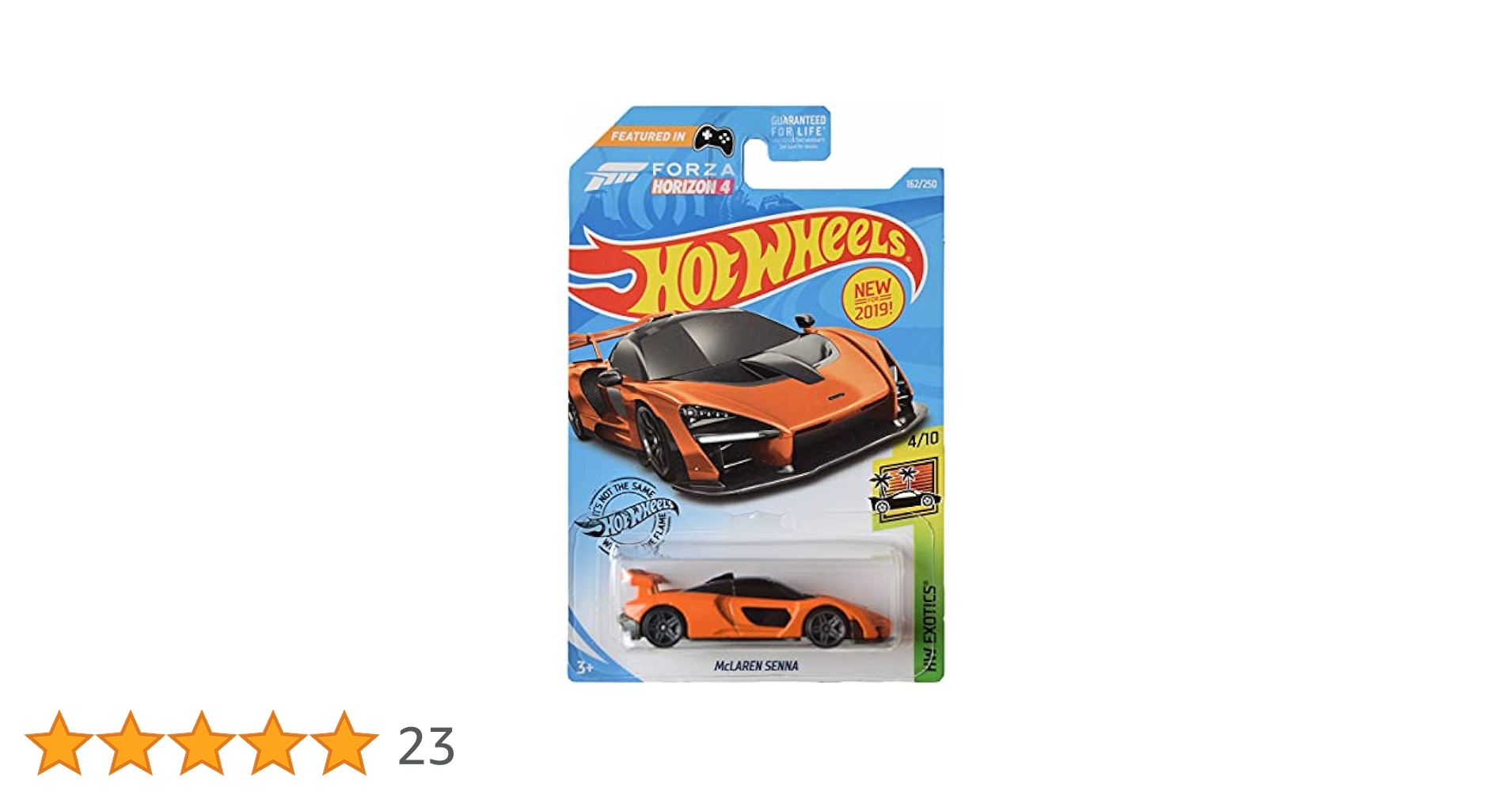 ミニカー Forza Horizon 4 1/64 McLaren Senna Hot Wheels McLaren Senna, [Orange] 162/250 Exotics 4/10