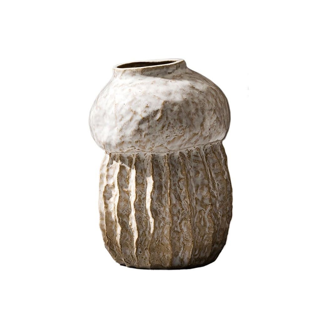 SLEEVE Vases Home Decor European Style Ceramic Vase Ornaments Living Room Flower Arrangement Simplicity Dried Home(B)