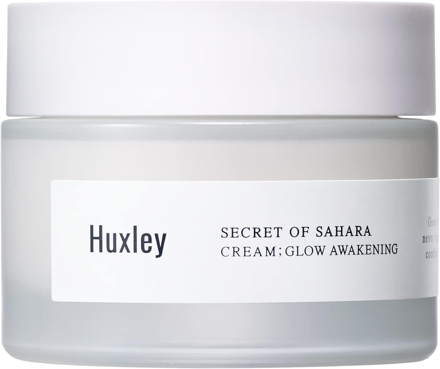 Huxley Glow Awakening Cream Gezichtscrème, 50 ml, voor een glow-effect, met cactusvijgenpitolie en hyaluronzuur