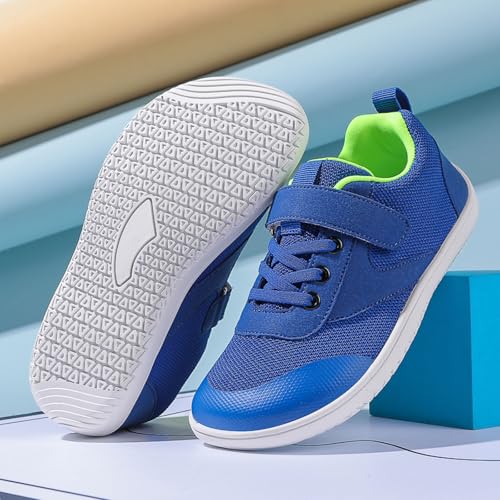 SECHRITE Toddler Kids Wide Barefoot Shoes Minimalist Zero Drop Sneakers for Boys Girls Wide Toe Box Shoes Breathable Splay Naturally4