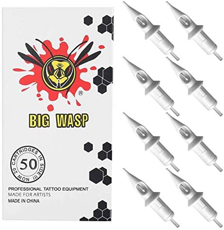 50Pcs Assorted #12 Standard RL Tattoo Needle Cartridges Round Liner