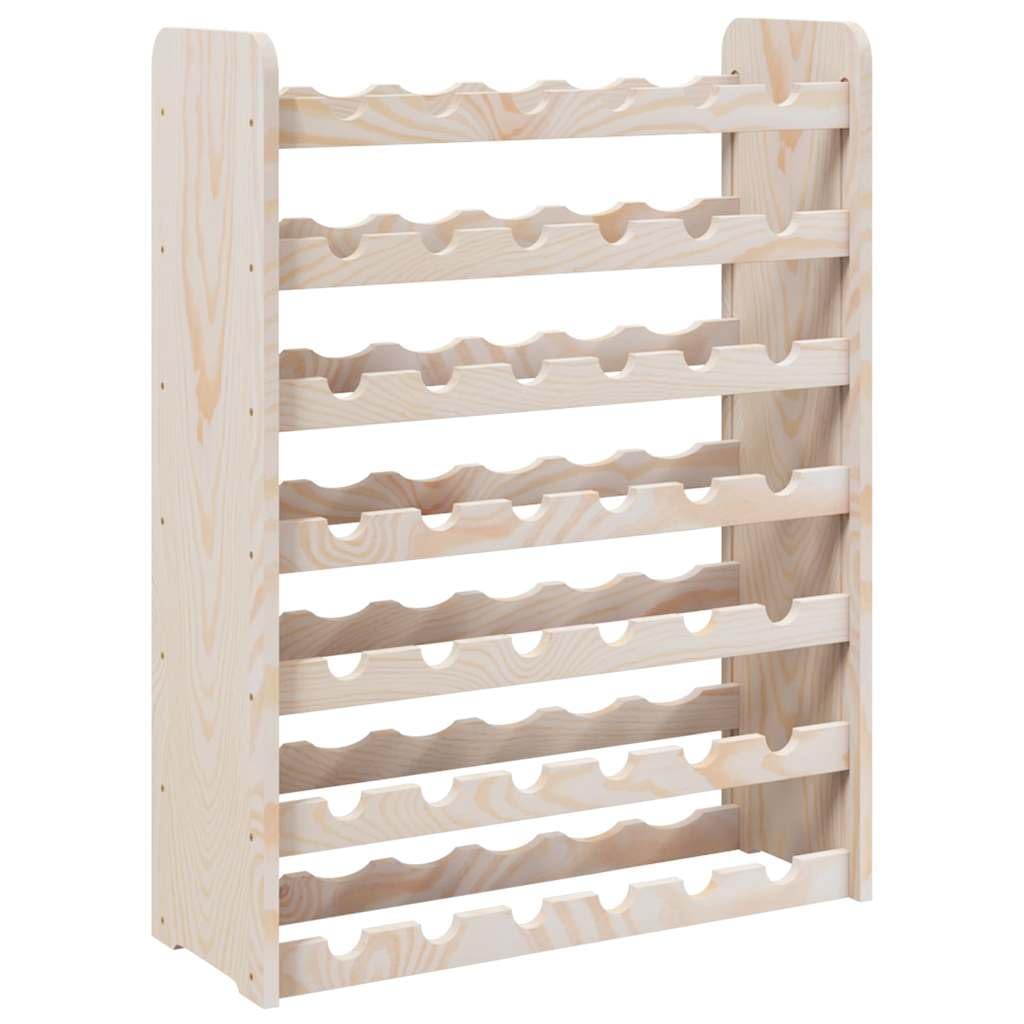 Scaffale in legno per 42 bottiglie, 7 livelli, 67,5 x 25 x 87 cm