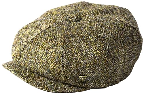 Failsworth Carloway Mütze aus 100% Wolle Harris Tweed Gr. 7.25, Muster 2013 - Braun
