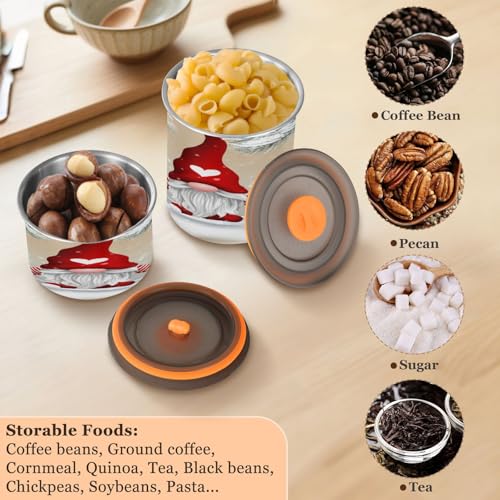 Envase hermético con tapa para café acero inoxidable 17oz miniatura 5