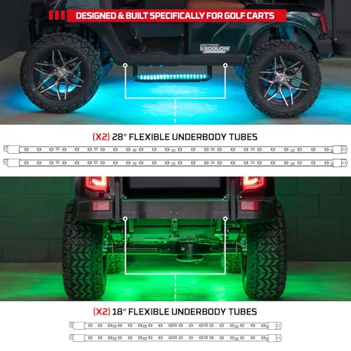 LEDGlow 4pc Million Color LED Kit