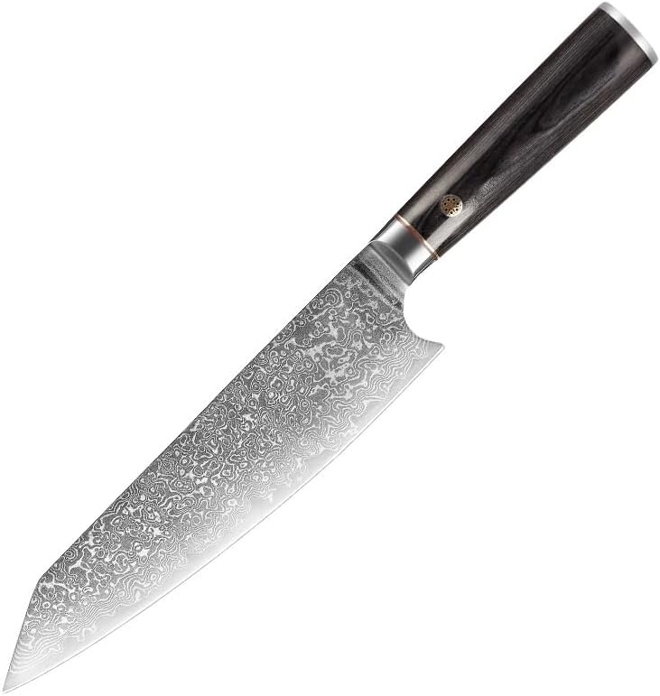 Meat Cleaver,Cleaver Knife 8 Inch 67 Layer Damascus Chef Knife Japanese Kitchen Knife Santoku Fishing Butcher Machete Meat Cleaver Knives, LAMAJIGA5844