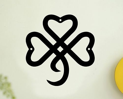 Miniatura 3 de RESACO Decoraciones de trébol, decoraciones del día de San Patricio, corona de trébol, regalo celta irlandés para el día de San Patricio, adorno de