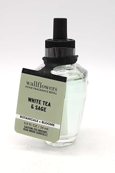 White Barn WHITE TEA & SAGE Wallflowers Home Fragrance Refill 0.8 Fluid Ounce