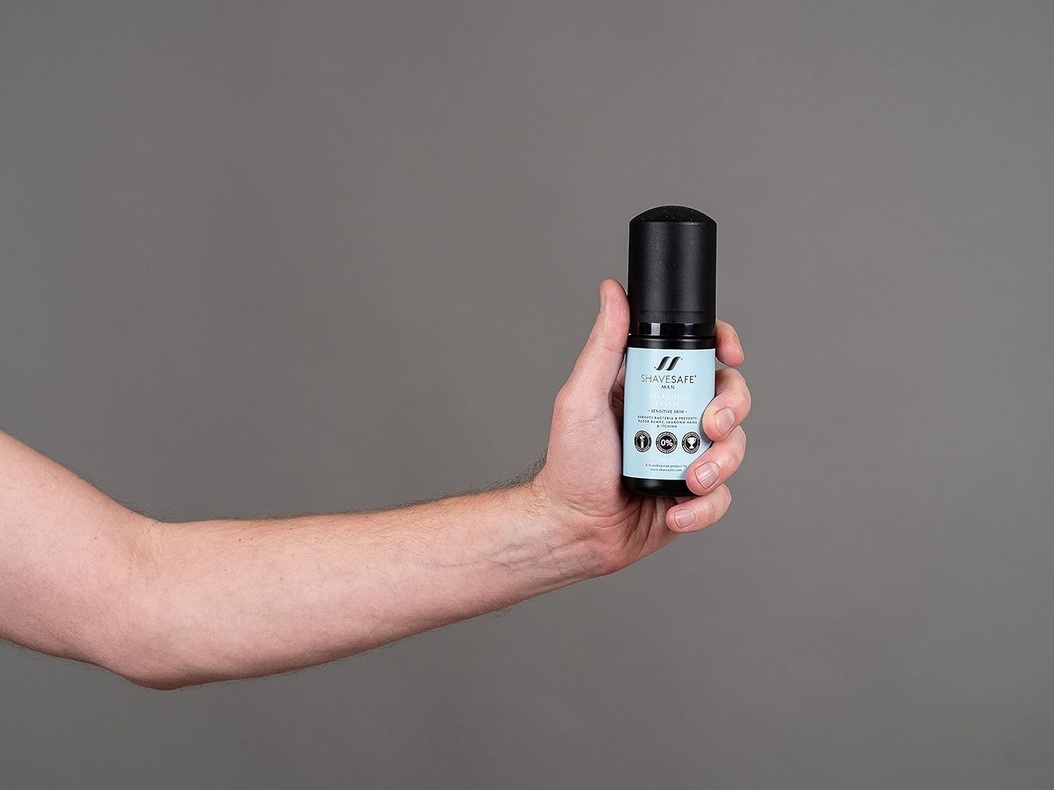 ShaveSafe - Espuma de afeitar sensible para hombre (200 ml, 2 unidades)