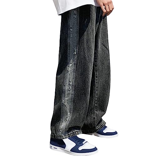 Jeans Y2K Baggy homme parfait pour vos sessions de skateboard en ville