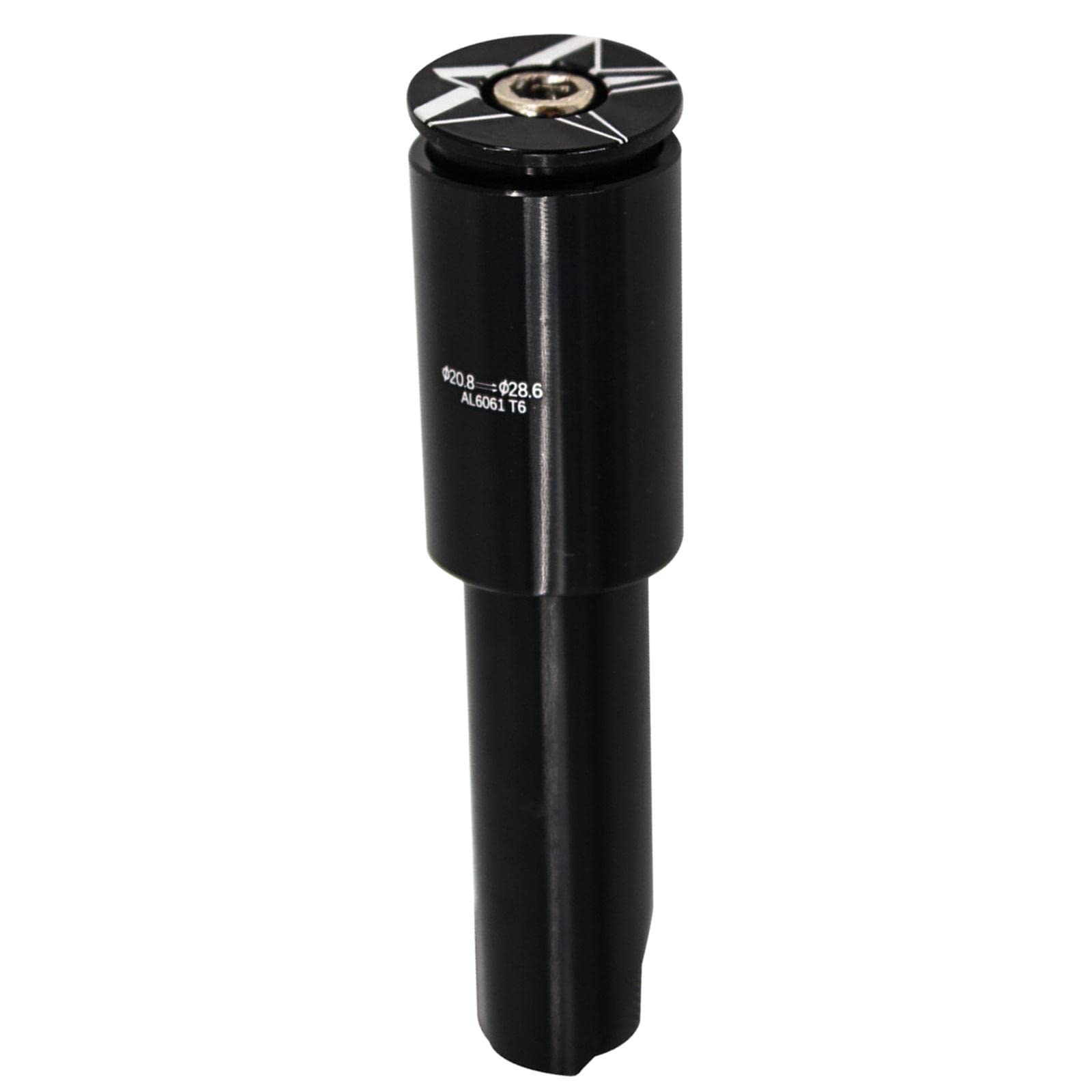 Prolunga per della Forcella della Bicicletta S Prolunga per Adattatore per Testa 'Alto per Manubrio della Bicicletta, Lega di Alluminio, da 20,8 mm a 28,6 mm
