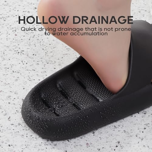 utune Shower Slippers for Men With Holes Non Slip Quick Drying Bath Slippers Women Indoor Sandals Summer House Slippers Unisex Soft Sole Shower Shoes4