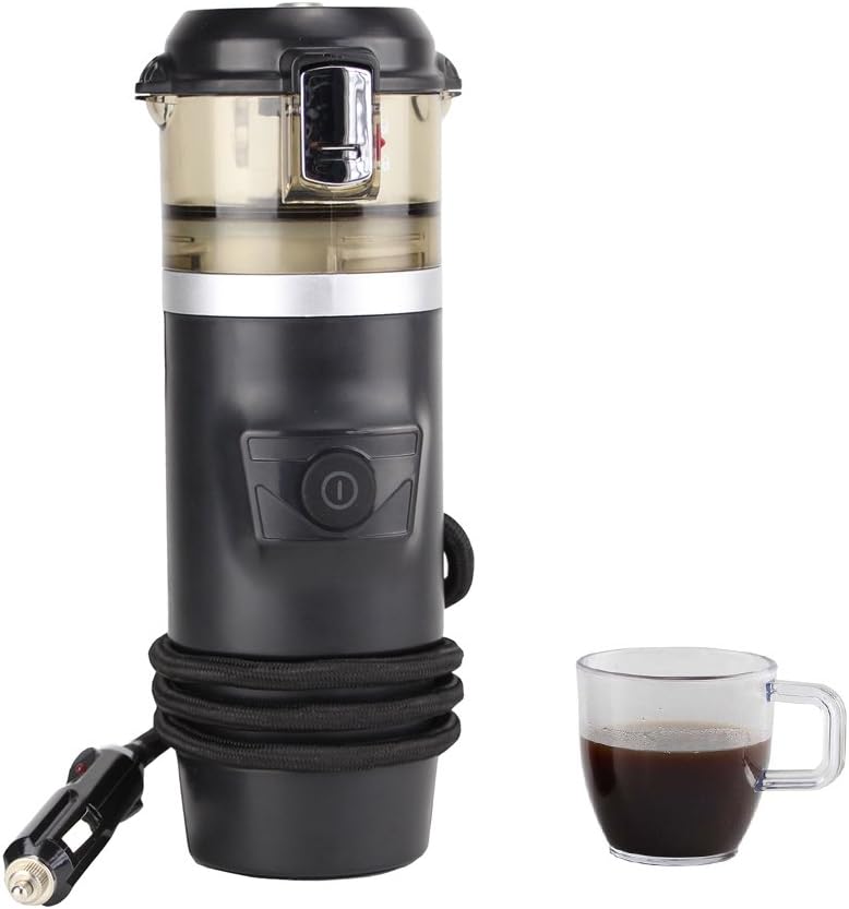 12V Espresso Machine Car Espresso Coffee Machine, Make Espresso in Car 12V Car Coffee Maker with 2 cups