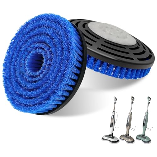 Image of New Upgrade Replacement Brush Heads for Shark S7000 /S7001 /S7005 /S7201 /S7000AMZ /S8000 /S8001 /S8201 Steam Mop Pad, Professional Cleaning and Polishing, Deep Cleaning Hard Floors-2 Pack