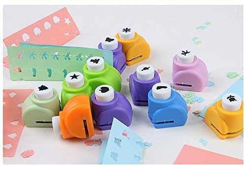 Since® Paper Punch,Scrapbooking Punches 3 Pieces,Cute Multi-Pattern Hand Press Shapes,Kid Cut Diy Handmade Hole Puncher For Festival Papers And Greeting Card,Total 44 Design (Paw) #TOP2