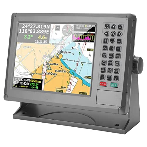 Navegador marítimo de 10,4 polegadas, tela LCD colorida, alarme de transmissão de voz, integrado, gr