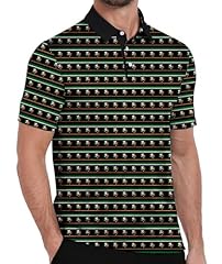 A Green Four-leaf Striped