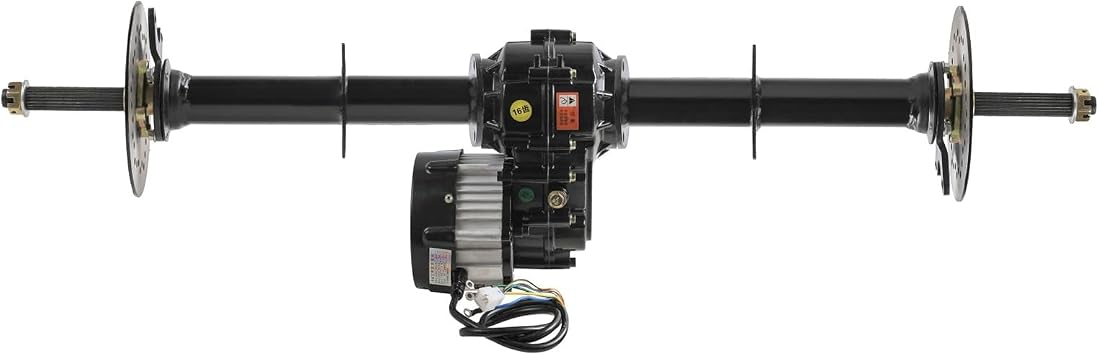 TDPRO 48V 1000W Electric Brushless Differential Motor & 40 Rear Axle Kit for Go Kart Golf Cart ATV Trike