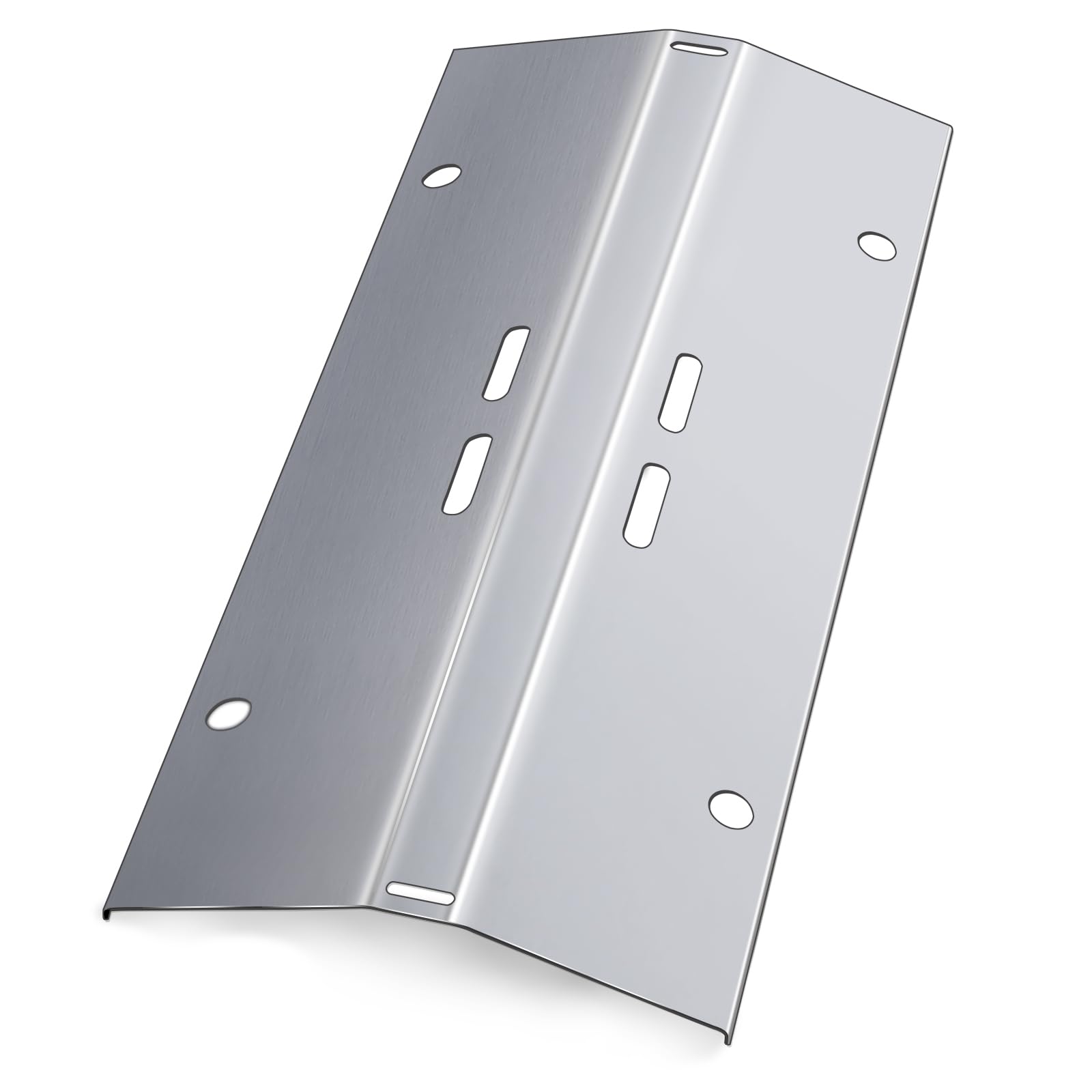 Heat Plate Shield Replacement for Cuisinart CGG-200 CGG-220 CGG-240 Gas Grill Models, Stainless Steel Heavy Duty BBQ Parts Flame Tamer Accessories, 16 3/4" x 7 3/8"