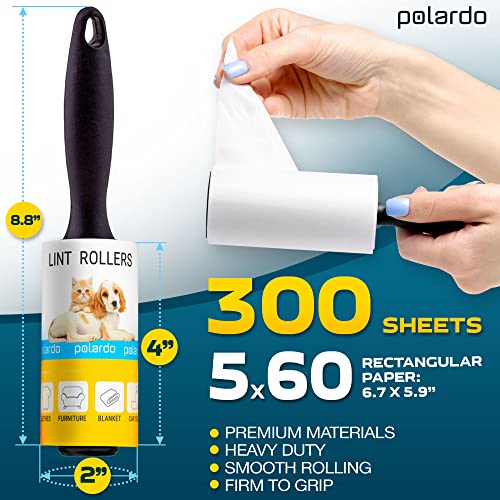 Lint Rollers For Pet Hair, Sticky, Remover For Couch, Clothes Furniture And Carpet. Lint Roller Dog Hair Remover Cat Hair, Animal Hair, Pet Fur, Fuzz. 5 Large Pet Hair Lint Rollers #TOP1