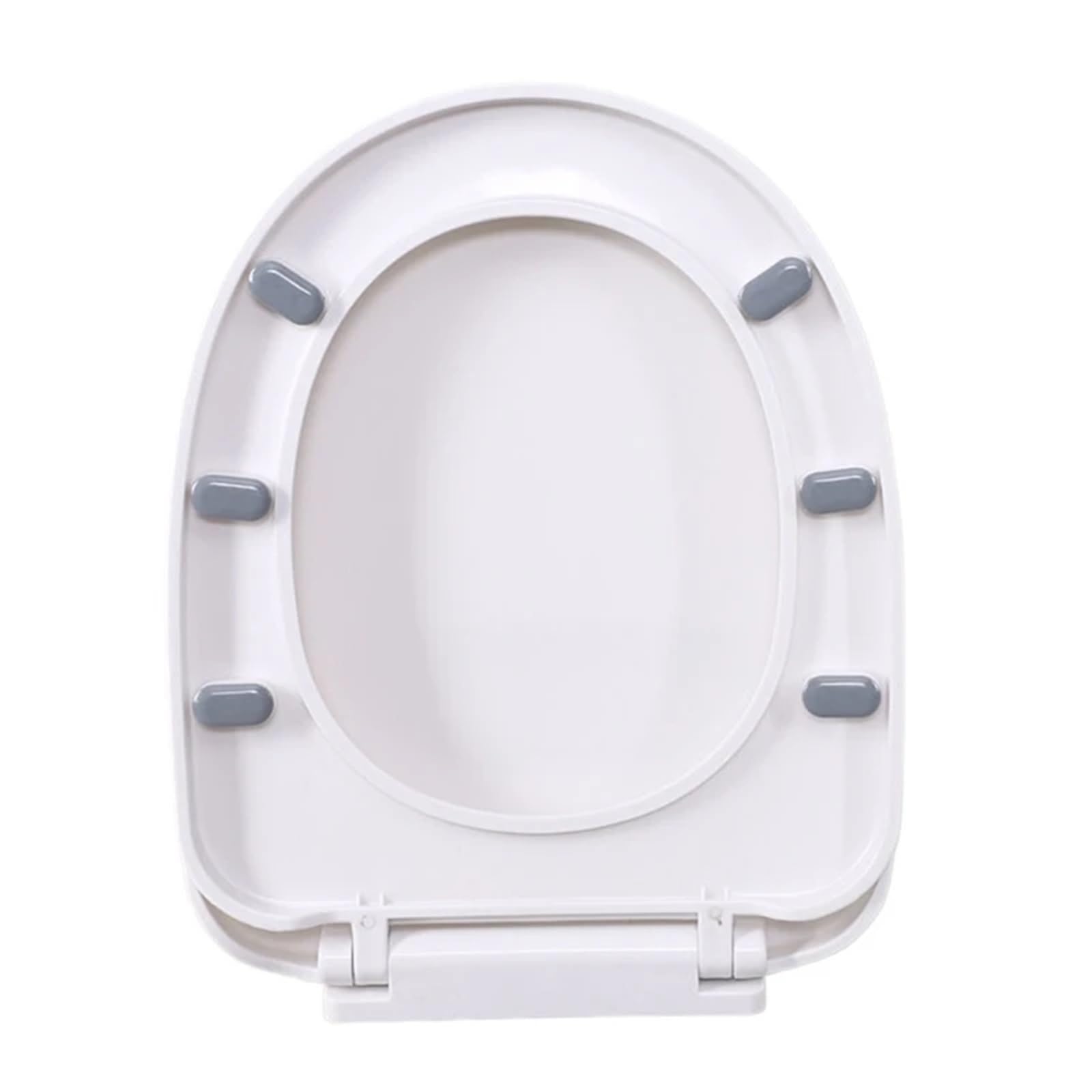 Ladfrtyu One Color Soft Close Toilet Seat Toilet Seats Cover Quiet-Close Lid Countoured Hardware Suitable For Home Use(U Shaped)