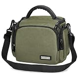 CADeN Compact Camera Shoulder Crossbody Bag Case Compatible for Nikon, Canon, Sony SLR/DSLR Mirrorle