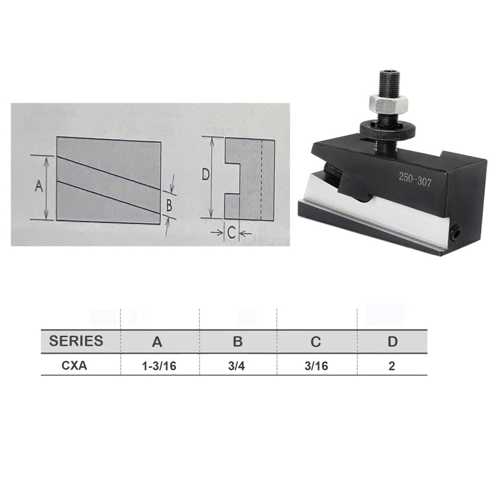 250-307 CXA#7 13-18'' Universal Parting Blade Holder Lathe
