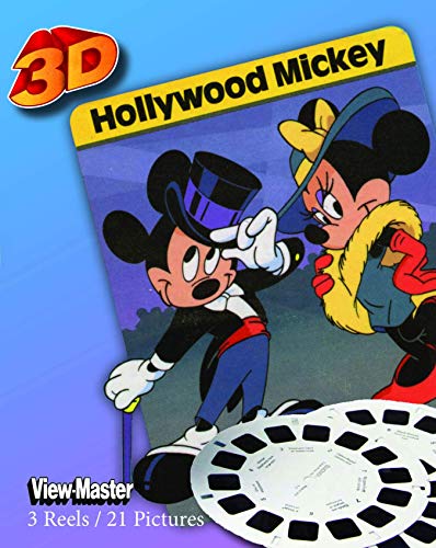 Hollywood Mickey - ViewMaster - 3 Reel Set - 21 3D Images