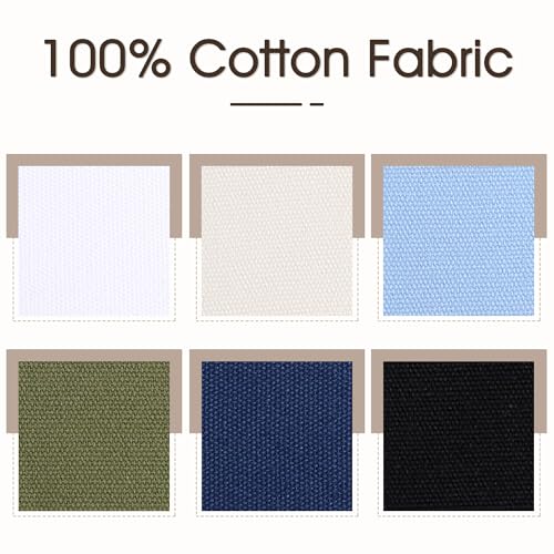 Image of 12-Piece Embroidery Kit,Embroidery Cotton Fabrics 11.8 by 11.8-inch Squares 6 Pcs 6 Color with 6 Water-Soluble Pens for Crafting & Decoration Embroidery Projects and Upholstery