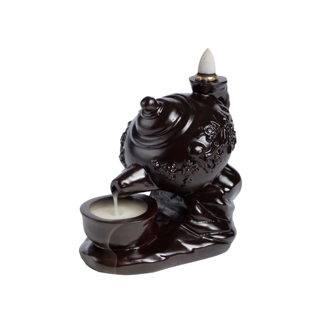 Incense Burner Teapot Backflow Incense Burner Waterfall Aromatherapy Decoration Home Waterfall Incense Burne