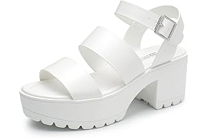 Elegant Platform Heeled Sandals for Comfort and Style