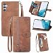 Produktbild Hülle Kompatibel with Samsung Galaxy A34 5G, Galaxy A34 5G PU Leder Wallet Ständer Case, Handyhülle Klapphülle Magnetische [Standfunktion] [Kartenfächern] Schutzhülle für Samsung Galaxy A34 Braun