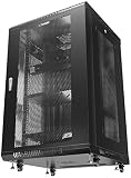 Sysracks - Wall Mount Server Rack - Locking Network Cabinet - AV Enclosure - VENTED Audio Rack - Net