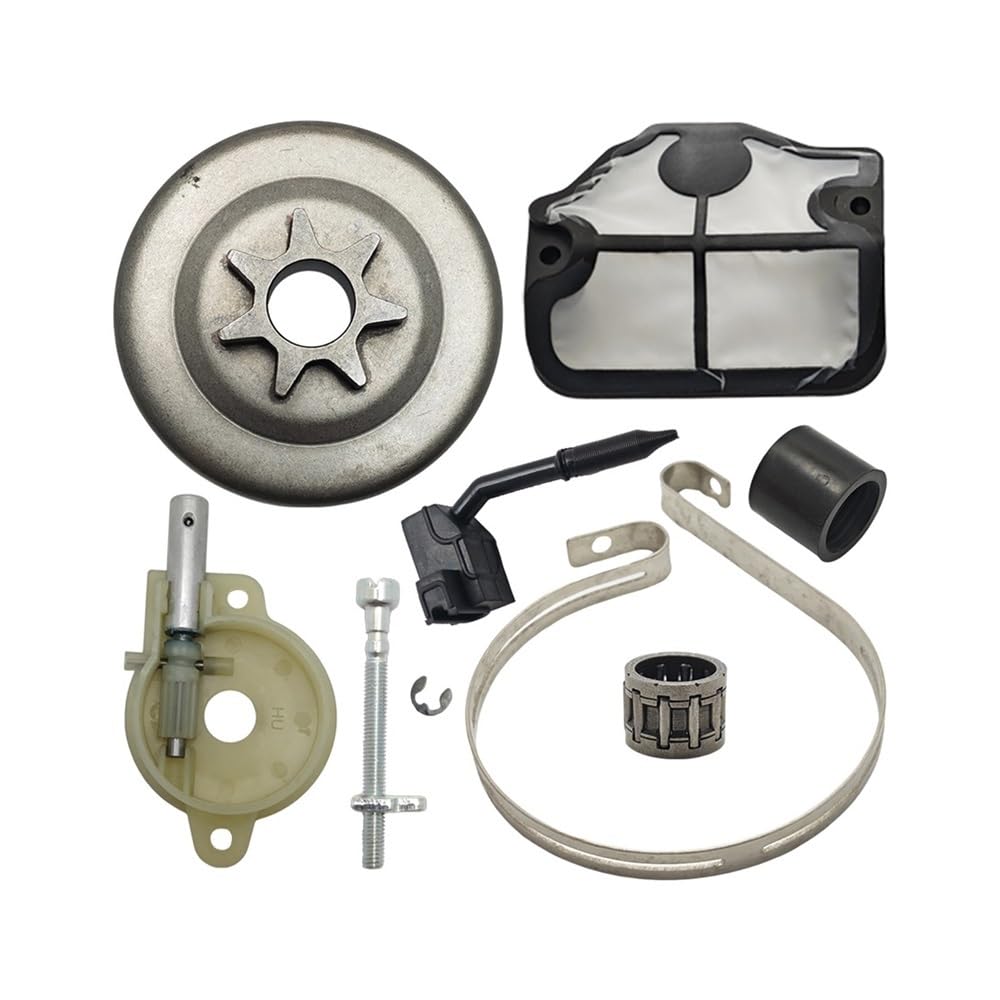 Kit di fasce freno tendicatena olio tamburo frizione adatto for motoseghe 142 141 137 136 36 41 Ricambi for