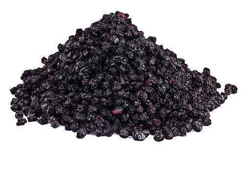 Baies de Sureau séchées aux soleil BIO 1 kg biologiques, cru, sans sucre ajouté pas lyophilisé, 100% fruit, organic dried elderberries unsweetened 1000g