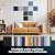Sonicism 12 Pack X-Lined Acoustic Panels with Self-Adhesive, 12"X 12"X 0.4" Sound Proof Foam Panels, Decorative Soundproof Wall Panels, Sound Absorbing Tile for Home & Offices, Black