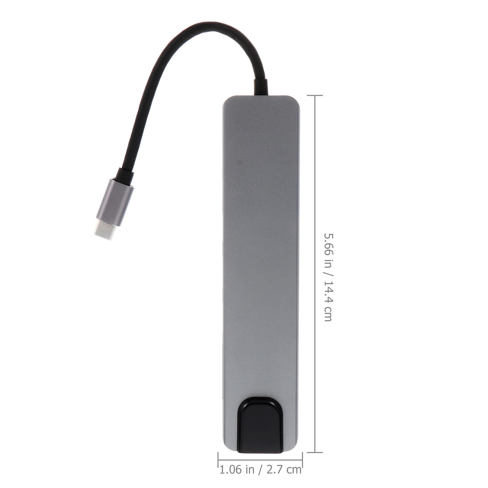 Hub Adattatore Multiporta USB C Otto in 4k Lega di Alluminio
