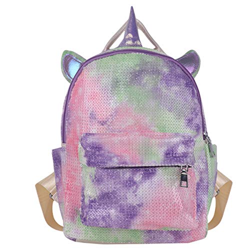 Freebily Mochila Unicornio Lentejuelas Infántil Niña Juvenil Escolar Primaria Guadería