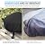 Unicook Fire Pit Cover 38 Inch, Round Fire Bowl Cover Heavy Duty Waterproof, Outdoor Firepit Table Cover, Patio Ottoman Cover, Fade Resistant Material, All Weather Protection, 38" Dia x 18" H, Black