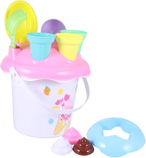 WHAMVOX Beach Ice Cream Bucket Beach Sand Playing Toys 1 Set Bath Toys Kids Toy Beach Wagon Toys for Kid Creative Water Toy Sandcastle Baby Mini Sand Set Sand Playing Toy