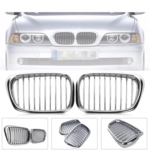 Parrilla delantera para E39 cromada que eleva la elegancia de tu Serie 5 2