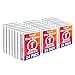 Samsill Economy 3 Ring View Binders, 1 Inch Round Ring, Customizable Clear View Cover, White, Bulk Binders - 24 Pack