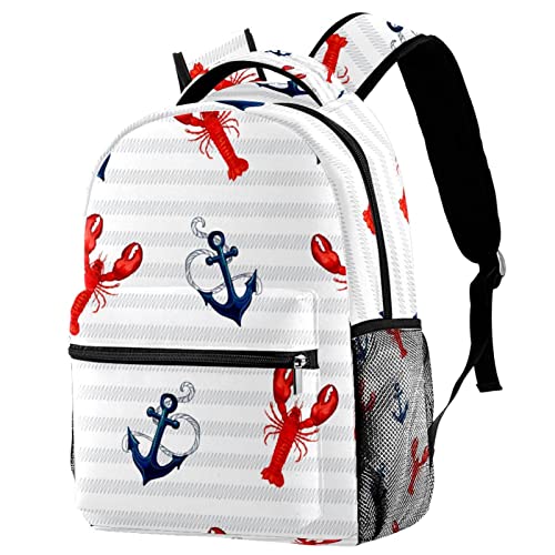 Sac à dos de voyage motif crâne rouge avec porte-bouteille pour loisirs et randonnée urbaine