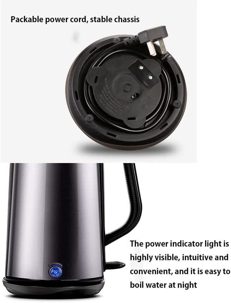 Hervidor eléctrico clásico LIOONS 1.8 L acero inoxidable miniatura 2