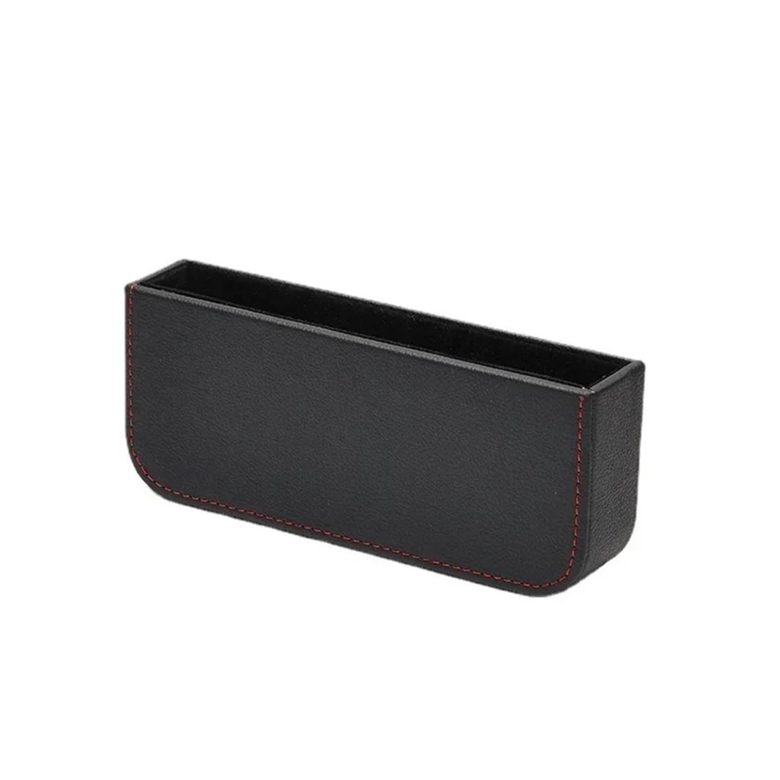Porta Occhiali Interno Auto Gap per Seggiolino Auto Scatola Portaoggetti Multifunzionale Lato Conducente Organizer Supporto per Telefono Decorativi Neri Interni(Black)