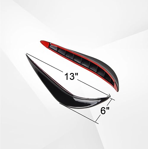 Miniatura 5 de Xotic Tech Protector de borde de esquina para parachoques para todos los autos, SUV, camiones (negro) - 2 unidades